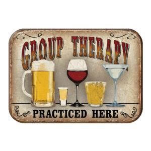 Beer Refrigerator Magnet - Group Therapy