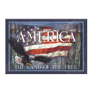 Beer Refrigerator Magnet - America Land of the Free