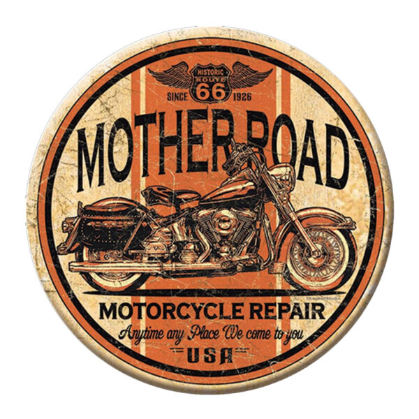 Beer Refrigerator Magnet - Mother Road Motorcycle Repair