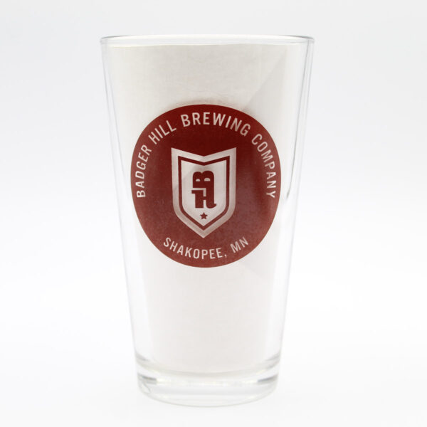 Beer Pint Glass - Badger Hill Brewing Company