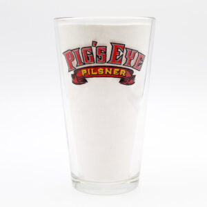 Beer Pint Glass - 1990's - Pig's Eye Pilsner