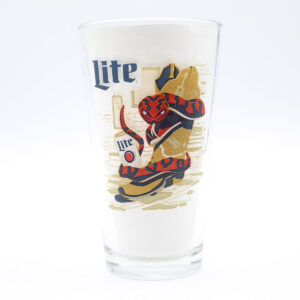 Beer Pint Glass - Miller Lite Rattlesnake Boot