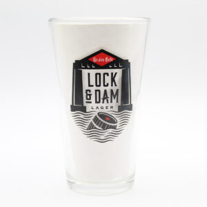 Beer Pint Glass - Grain Belt Lock & Dam Lager