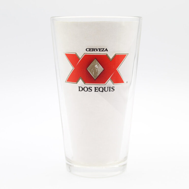 Beer Pint Glass Dos Equis Cervesa Football