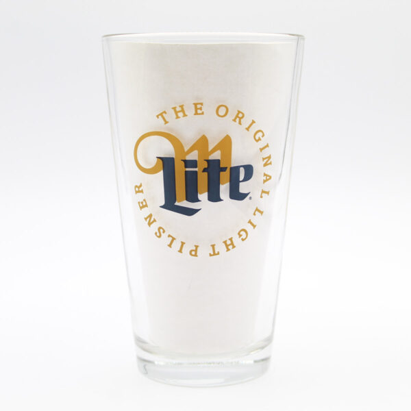 Beer Pint Glass - Miller Lite - Minnesota Vikings