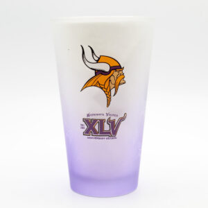 Beer Pint Glass - Miller Lite - Vikings XLV Anniversary
