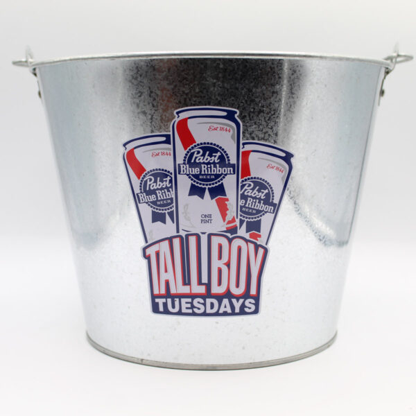 Beer Ice Bucket - Pabst Blue Ribbon - Tallboy Tuesdays