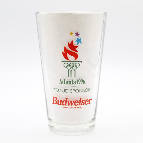 Beer Pint Glass - Atlanta Olympics 1996 - Budweiser