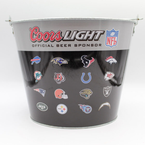 Beer Ice Bucket - Coors Light NFL team logos