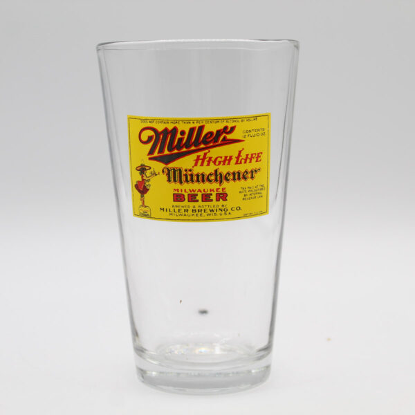 Beer Ice Bucket & Pint Glasses - Miller High Life