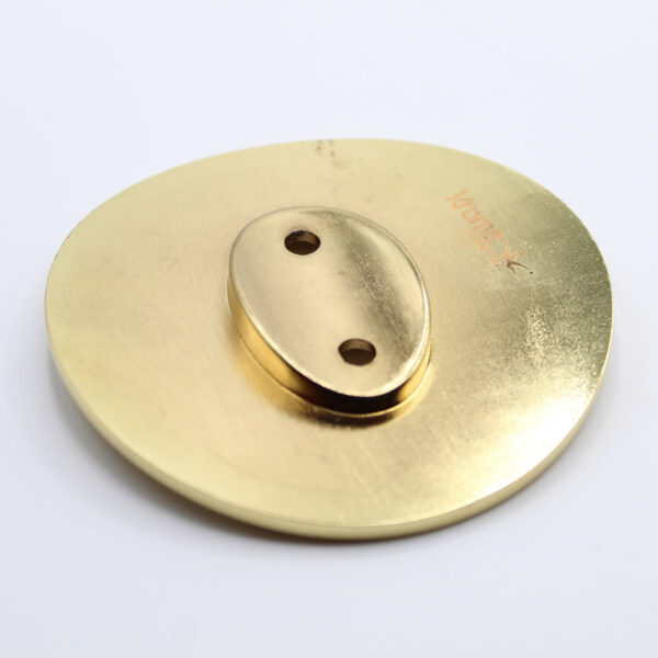 Tap Handle Replacement Round Label Plate - Gold Color