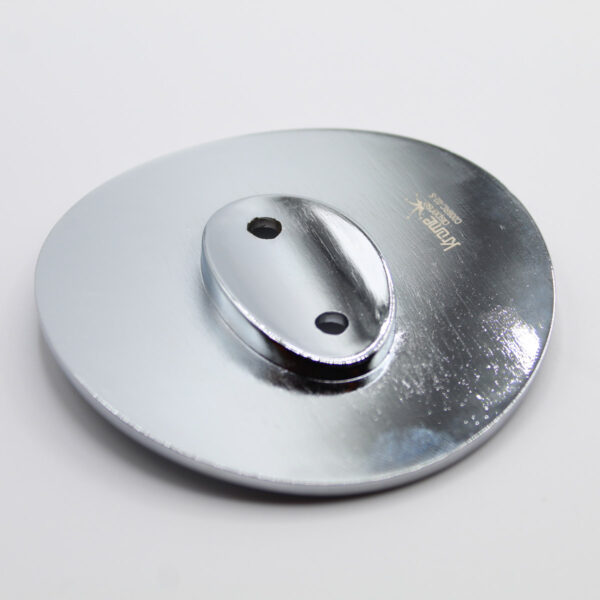 Tap Handle Replacement Round Label Plate - Chrome