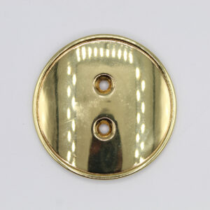Tap Handle Replacement Round Label Plate - Gold Color