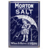 Ande Rooney Porcelain Enameled Sign - Morton Salt