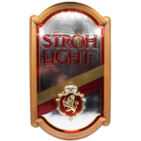 Vintage Bar Sign - Stroh Light 1988