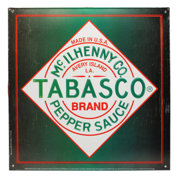 Vintage Metal Sign - Tabasco Pepper Sauce