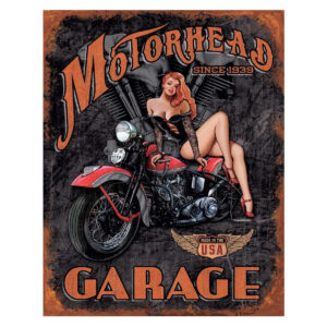 Vintage Metal Sign - Motorhead Garage