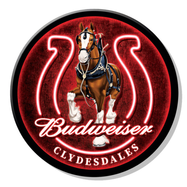 Beer Refrigerator Magnet - Budweiser Clydesdales