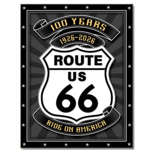Vintage Metal Sign - Route 66 - 100 Years