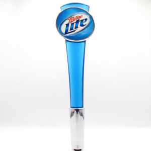 Beer Tap Handle - Miller Lite Blue Acrylic - 12" Tall