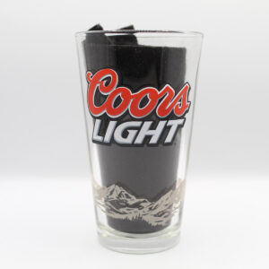 Beer Pint Glass - Coors Light - Mountains